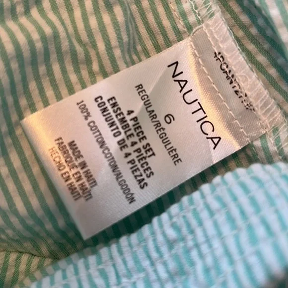 4pc seersucker set size 6 - Picture 4 of 7